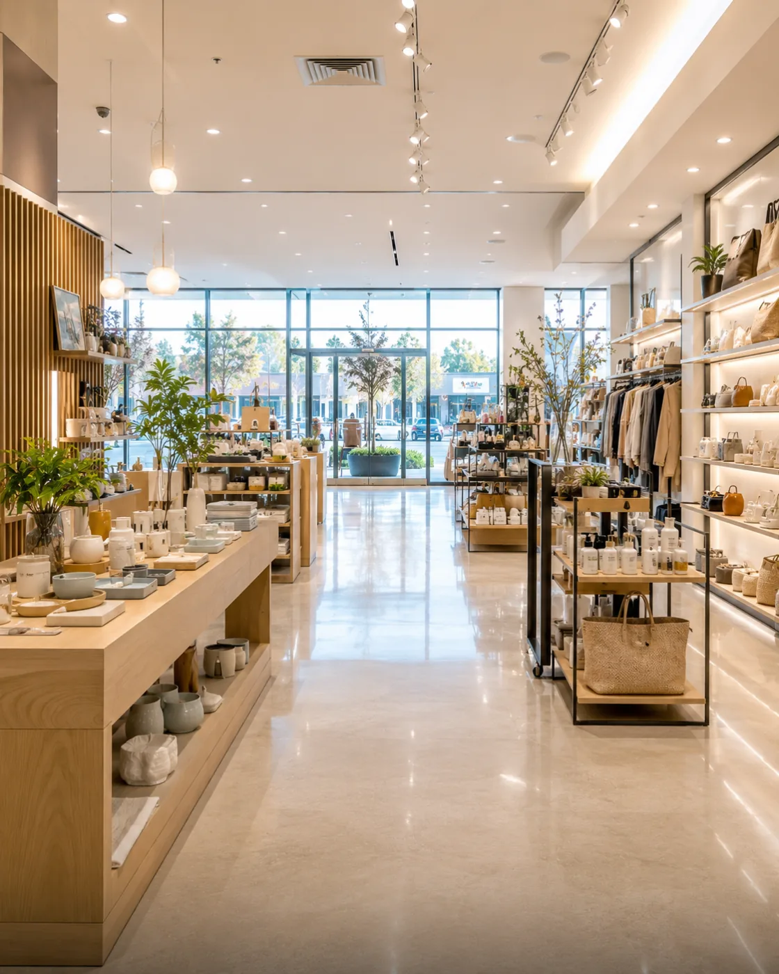 Retail shopfront interior